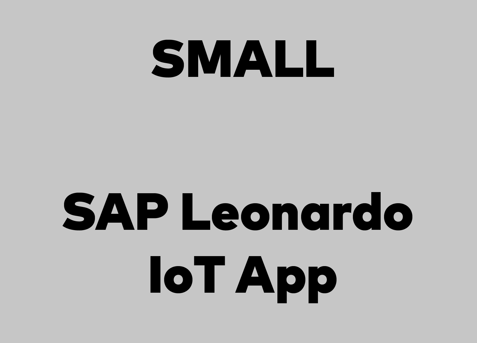 Paket Small, Leonardo App, MVP